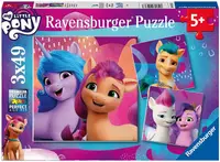 Puzzle pentru copii Ravensburger din 3 x 49 piese - Micul meu ponei (Filmul)