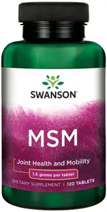 MSM, 1.5 g, 120 tablete, Swanson