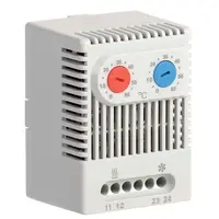 Thermostat two-channel 0 to +60°C NO+NC