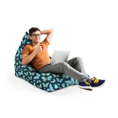 Fotoliu Puf Bean Bag tip Lounge Fluturi in stomac