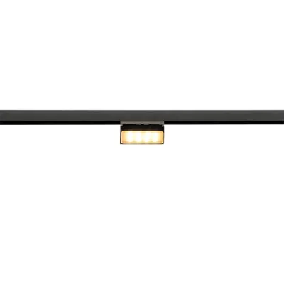 Iluminat decorativ pe sina, M-TRACK lumina reglabila M-TRACK de joasa tensiune track dulap, negru, magnetic, 4.8W