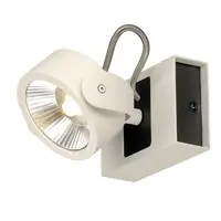 Corp iluminat TAVAN, lumenul Kalu lumini perete, perete Alb si tavan, cu Un singur capac, LED-uri, 3000K, alb / negru, 60 °,