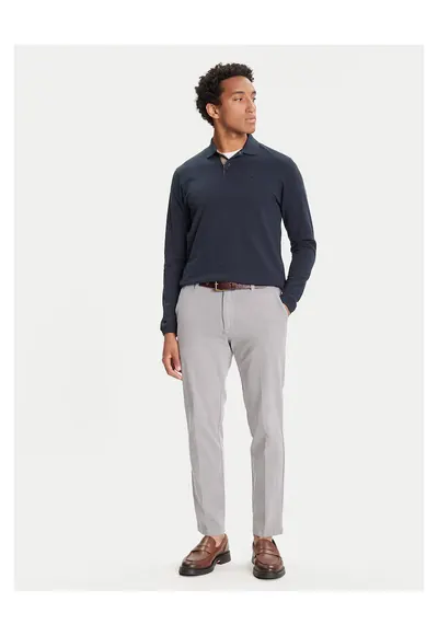 Bluza polo barbati bleumarin - bumbac