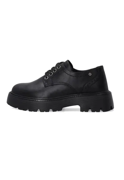 Pantofi din piele cu tesaturi