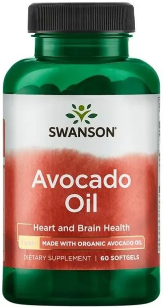 Avocado Oil, 60 capsule moi, Swanson