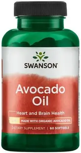 Avocado Oil, 60 capsule moi, Swanson