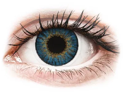 Air Optix Colors - cu dioptrie (2 lentile) True Sapphire