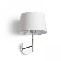 BROADWAY Corp de iluminat aplica alb crom 230V E27 42W