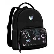 Ghiozdan Starpak Monster High, 28cm, 1 compartiment, negru, 518385