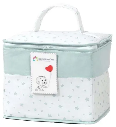 Geanta pentru accesorii bebelusi Bambino Casa - Paris, Mint
