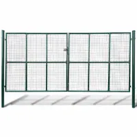 vidaXL Poartă de grădină din plasă 400x200 cm