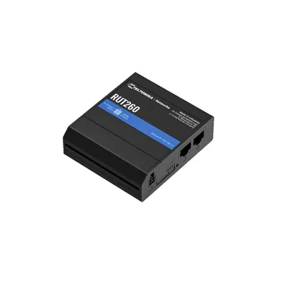 Router industrial LTE Teltonika RUT260, Cat6, WiFi, 2.4 GHz, 300 Mbps, IoT, PoE