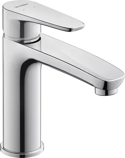 Baterie lavoar Duravit B.1 B11020002010, marime M, cartus ceramic, monocomanda, 169 mm, Crom lucios