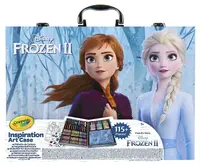 Geantă pentru artiști Crayola - Frozen, 115 piese