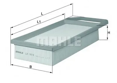 Filtru aer MAHLE ORIGINAL LX 1619
