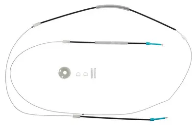 Set reparatie macara geam Stanga/Dreapta Fata potrivit BMW 7 1994-2001 - (Cabluri; E38)