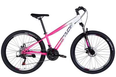 Bicicleta Mars 26″, 145-170 cm, 21 viteze, Alb/Roz