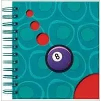 Billiards 8 Ball Square Journal