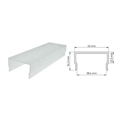 PMMA capac MF patrat / Opal 2m