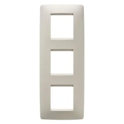 Placa ornament CProiector HORUS ONE - IN TECHNOPOLYMER - 2+2+2 modul VERTICAL - IVORY - CProiector HORUS