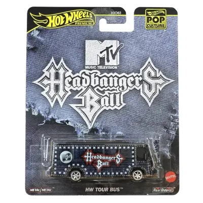 Masina metalica, Hot Wheels Premium, Pop Culture, HW Tour Bus, JBL64