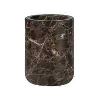 Suport pentru periuța de dinți maro din marmură Marble – Mette Ditmer Denmark