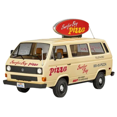 Automacheta VW T3 Bus „Surfer Boy”, Stranger Things, scara 1:24