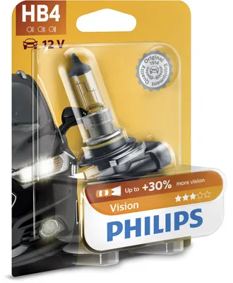 Bec Far Hb4 12V P22D 51W (Blister) Vision Philips