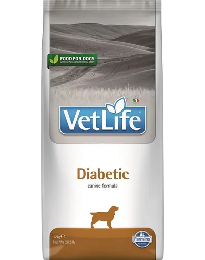FARMINA Vet Life Dog Diabetic Sac Hran pentru caini adulti 12 kg