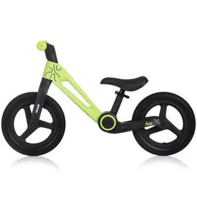 Bicicleta fara pedale pliabila Chipolino Fold X green