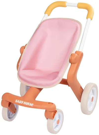 Cărucior pentru păpuși Smoby Baby Nurse - Roz