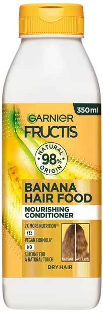 Garnier Fructis Hair Food Balsam de păr cu banane, 350 ml