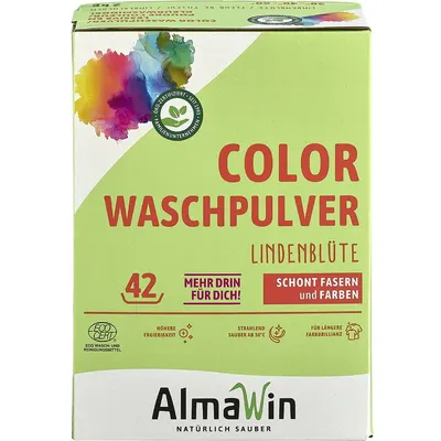 Detergent Pudra pentru Rufe Colorate cu Parfum de Flori de Tei 2kg