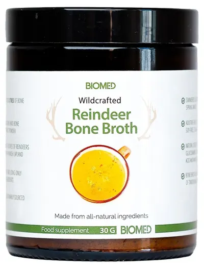 Reindeer Bone Broth, complex liofilizat, 30 g, Biomed