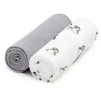 T-TOMI BIO Muslin Diapers scutece textile Penguin 65x65 cm 2 buc