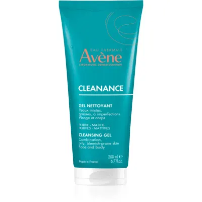 Avène Cleanance Cleansing Gel gel de curățare pentru tenul gras, predispus la acnee 200 ml