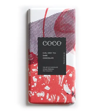 Ciocolata amaruie cu ceai earl grey si ulei de pergamuta