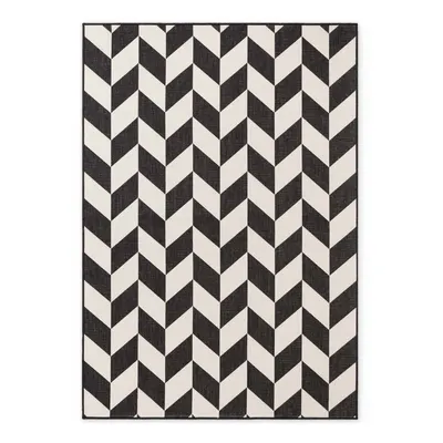 Covor pentru exterior și interior negru/crem 160x230 cm Haringey Terrick – Ted Baker