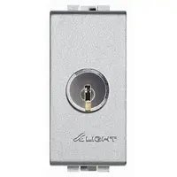 Intrerupator cu cheie 16AX-250V - 1 modul LiVing Light -Tech