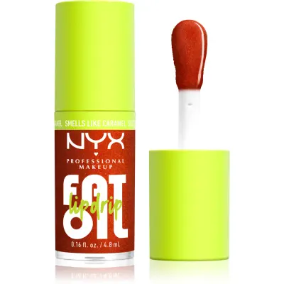 NYX Professional Makeup Fat Oil Lip Drip ulei pentru buze culoare Caramelt Mami 4.8 ml