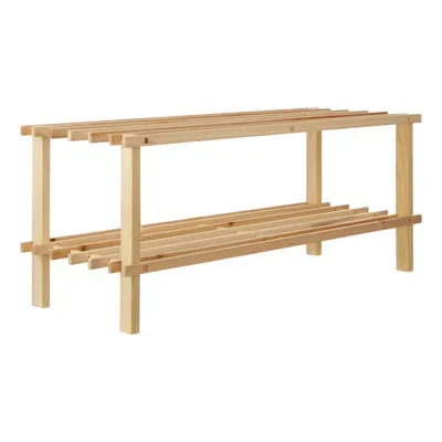 Pantofar în culoare naturală deschisă din lemn de brad 74x30x27 cm Parker – Premier Housewares
