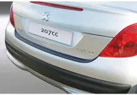 Protectie Bara Spate Compatibila Peugeot 207 CC 2007-2014 Hatchback 3 Usi (Negru)