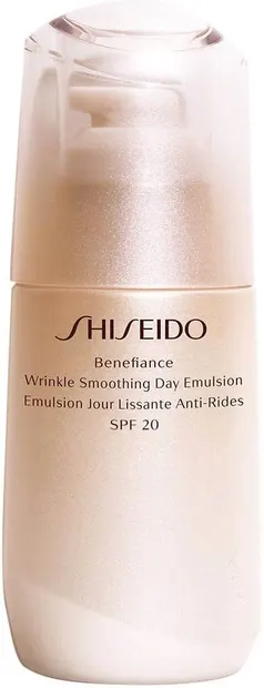 Shiseido Benefiance Emulsie zilnică pentru netezirea ridurilor SPF20, 75 ml