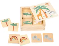 Joc de memorie pentru copii Small Foot - Animale safari, 28 piese