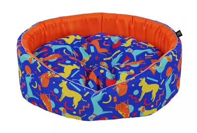 Pat caine - CAZO Abstract Dogs Blue - 60x50cm