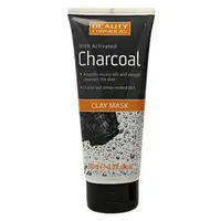 Masca faciala cu Carbune Activ si argila Beauty Formulas, Elina Med | 100 ml