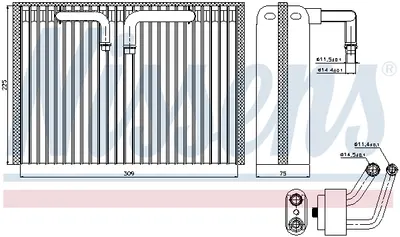Evaporator aer conditionat potrivit SAAB 9-5 1.9D-3.0D 09.97-12.09