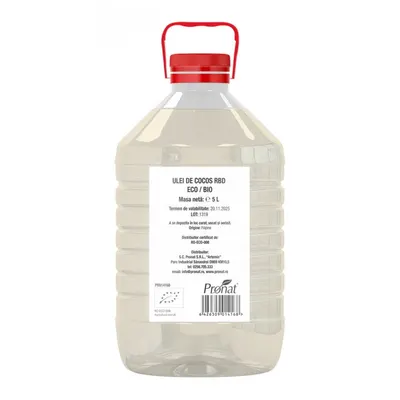 Ulei de Cocos RBD Ecologic/Bio 5L