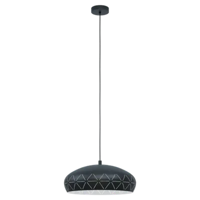 Lampa suspendata RAMON 1 negru, alb 220-240V,50/60Hz