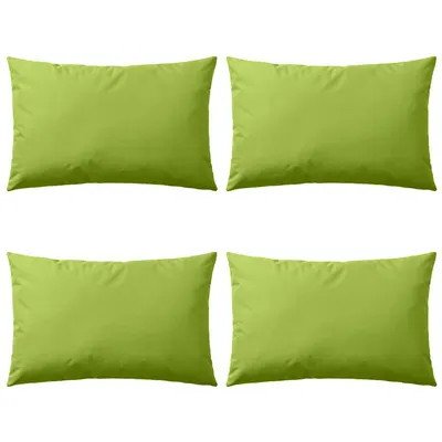 vidaXL Perne de exterior, 4 buc., verde măr, 60 x 40 cm